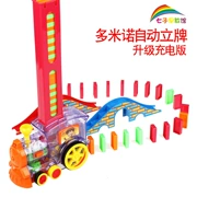 Khối xây dựng domino điện Thomas đào tạo tự động đặt 1-2 đồ chơi giáo dục cho trẻ em 3-6 tuổi