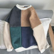 Mùa thu và mùa đông gió thân áo sơ mi giản dị nhung áo len nhung áo len phiên bản Hàn Quốc của xu hướng học sinh lỏng áo khoác nam bf Harajuku