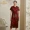 Giovanni 2020 sản phẩm mới của phụ nữ sợi mây thơm lụa dâu tằm váy mùa hè giảm béo eo in váy dài - Váy dài