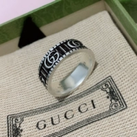 Gucci, мужское кольцо, серебро 925 пробы