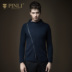 PINLI phong cách mùa thu mỏng áo len nam áo thun S163310313 Hàng dệt kim