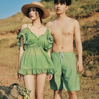 Người yêu 2019 ăn mặc áo tắm nữ xẻ cúp ngực nhỏ tụ tập che bụng mỏng sinh viên bảo thủ Hàn Quốc áo tắm nóng xuân - Vài đồ bơi đồ đôi đi biển cho nữ