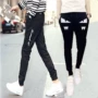 Harlan quần nam Hàn Quốc phiên bản của xu hướng của mùa hè lỏng phần mỏng 9 điểm quần nam sinh viên trẻ feet casual chín quần quần short kaki nam