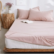 Bông rửa giường bông Bông đơn mảnh Simmons bọc nệm bảo vệ chống trượt chống trượt trải giường - Trang bị Covers