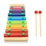 Đồ chơi giáo dục trẻ em bằng gỗ gõ tám cây đàn piano đánh bại nhạc cụ xylophone mầm non do choi