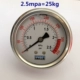 Chống sốc trục chống rung đồng hồ đo áp suất không khí đồng hồ đo áp suất máy nén khí 8 kg đồng hồ đo áp suất nước phát hiện áp suất nước 0-0.6mpa