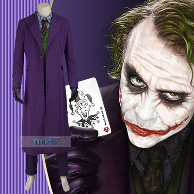 taobao agent Manles/Man Sky Clown Male Cos clothing Hexlaje Joker Halloween Clothing Batman 3390