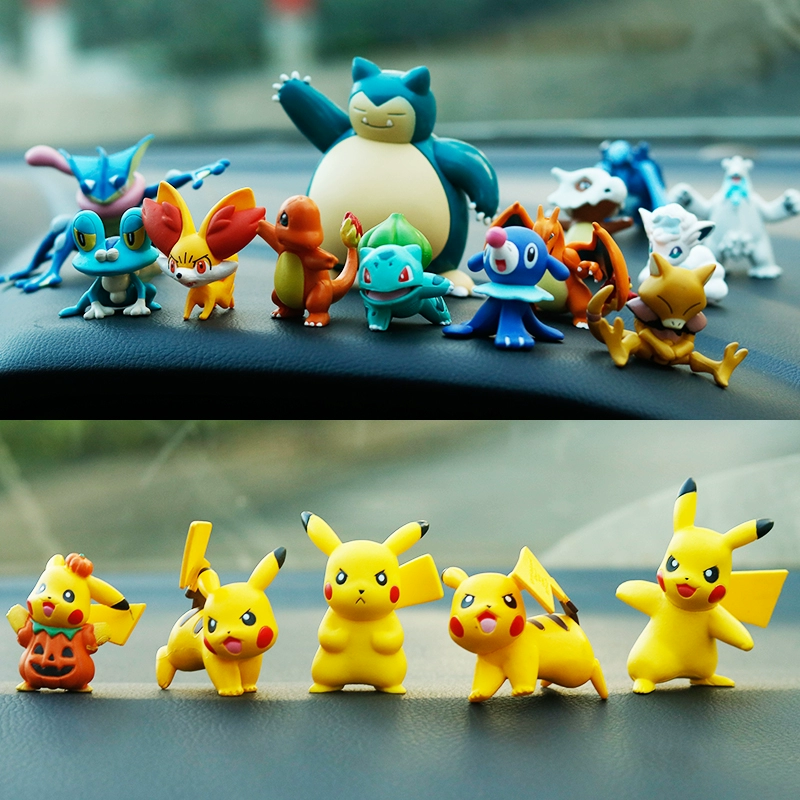 Pokemon Pokemon Pikachu Handmade Pokemon Trang trí xe hơi Quà tặng xe hơi có thể đa dạng - Trang trí nội thất