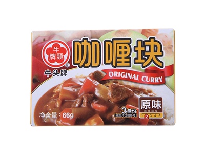 Niutou Curry Block (Original) 66G Китай Тайвань