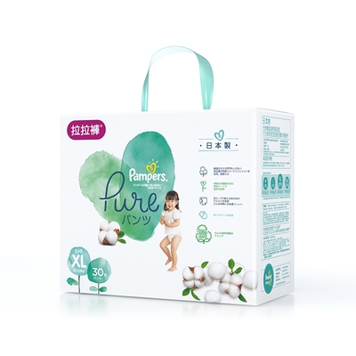 Pampers/Pampers Pure Pure Pure Pure Bants XL Plus размер 12-22 кг 30 штук, импортированные из Японии