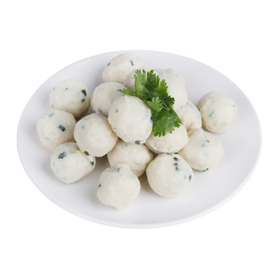 [【现做火锅食材】葱花鱼丸-8粒-家豪大厨]