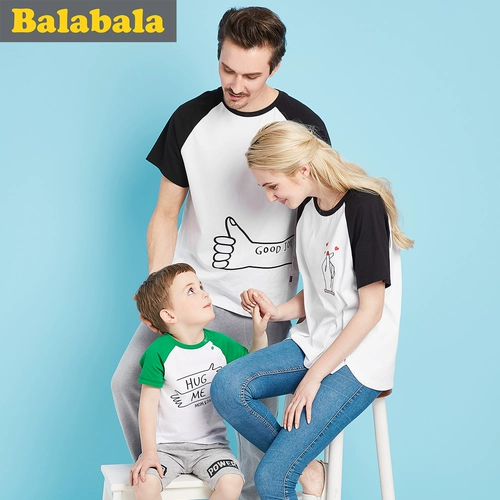 Детский топ, летняя одежда, футболка с коротким рукавом, детская одежда, семейный стиль