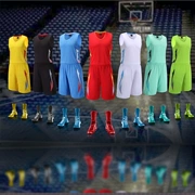 Quần áo bóng rổ nam quần áo bóng rổ phù hợp với trẻ em trò chơi bóng rổ áo quần áo đào tạo đội sinh viên tùy chỉnh in từ