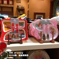 Дисней, мультяшная детская ложка для принцессы, вилка, посуда, комплект, Гонконг, русалка