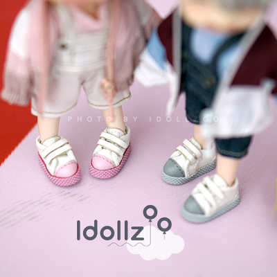 taobao agent OB11 baby shoes Rainbow canvas shoes Blythe Shoe baby jacket GSC OB11 OB24