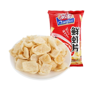 Крекеры Qingqin с креветками со вкусом барбекю 40г/пакет