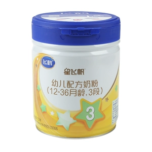 [飞鹤星飞帆3段幼儿配方奶粉听装700g]