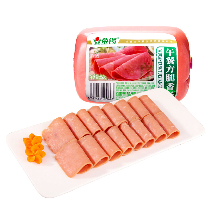 Купить Золотой гонг обед Колбаса квадратная 350г / шт. в интернет ...