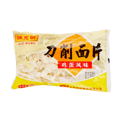[陈克明刀削面片（鸡蛋风味）240克/袋]