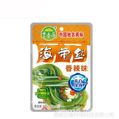 Jixiangju Kelp Shreds (пряный вкус) 88г/пакет
