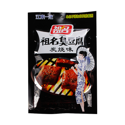 Zuming Stinky Тофу (вкус угля) 100г/пакет