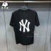 Hàn Quốc mlb tay áo ngắn chính hãng 2019 phiên bản Hàn Quốc mới của áo thun thể thao ny Yankees hoang dã in nam gió nam và nữ nửa tay áo - Áo phông thể thao áo thun chạy bộ Áo phông thể thao