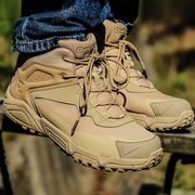 Ngoài trời commando quân đội khởi động của nam giới leo núi boots giày khởi động chiến thuật đào tạo mặt đất sa mạc khởi động trong thoáng khí ba màu khởi động chiến đấu