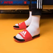 Dép Adidas nam mùa hè 2019 mới cổ điển LOGO đôi giày thể thao ngoài trời đôi giày thủy triều F34722 - Dép thể thao