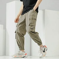 Трендовые однотонные летние штаны для отдыха, в корейском стиле, свободный крой