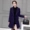 Mùa thu đông 2018 mới của phụ nữ Hàn Quốc thời trang áo dài tay dài, áo len đôi nữ - Trung bình và dài Coat