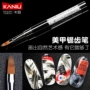 Nail Sawtooth Crystal Double Layer Gradient Smudge Brush Square Lace Stroke Flower Painted Pen Công cụ mới bắt đầu - Công cụ Nail mẫu vẽ cọ bản