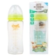 Зеленая стеклянная бутылочка для кормления, 270 мл