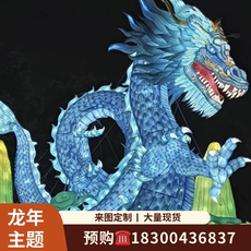 Фонарь 龙年春节中秋元宵节花灯彩灯定制 大型户外花灯彩灯造型生产厂家