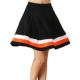 Черная (оранжевая полоса) средняя юбка