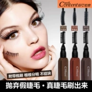 Hài lòng với mascara uốn cong dày điều khiển trái tim mới mascara chống thấm nước chống nhòe đôi với lược - Kem Mascara / Revitalash