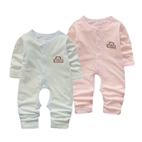 2 cái 30 nhân dân tệ mùa hè bé onesies cotton phần mỏng dài tay áo quần áo bé điều hòa không khí phù hợp với body giả vest cộc tay bé trai