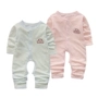 2 cái 30 nhân dân tệ mùa hè bé onesies cotton phần mỏng dài tay áo quần áo bé điều hòa không khí phù hợp với body giả vest cộc tay bé trai