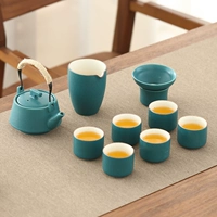 Павлин зелено-японский стиль Liang Liang Pot-10 Sets