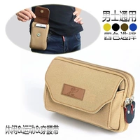 Túi điện thoại di động vải mặc vành đai túi chạy túi túi điện thoại di động giải trí túi người đàn ông của túi nhỏ túi đựng điện thoại bằng vải