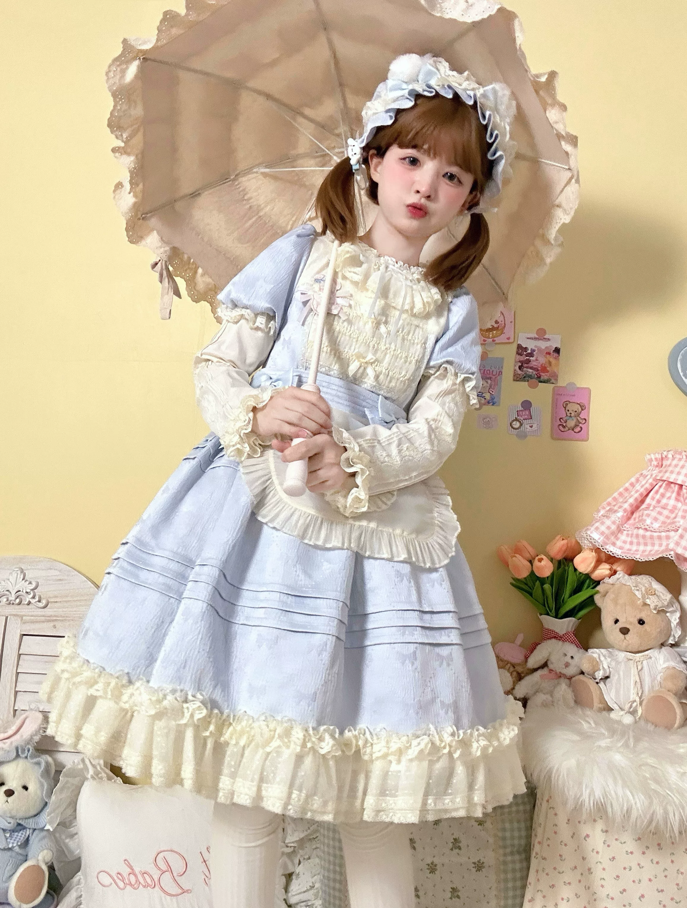 Доставка после года [Good night Bear] Spot Op Lolita Wawao Good Night Sweet Original Lolita