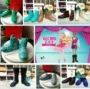 Phụ kiện búp bê giày chính hãng 6 điểm búp bê nam búp bê ken ken binh chính hãng giày khởi động loạt búp bê tô màu
