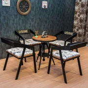 Sau bàn hội nghị bàn nội thất bàn đàm phán bàn ghế cửa hàng quán cà phê một bàn bốn ghế Bắc Âu cá tính sáng tạo - Giải trí / Bar / KTV
