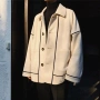 Melody Windmill Deerskin Jacket Đàn ông lỏng lẻo Áo khoác sinh viên Hàn Quốc áo khoác nam đẹp 2021