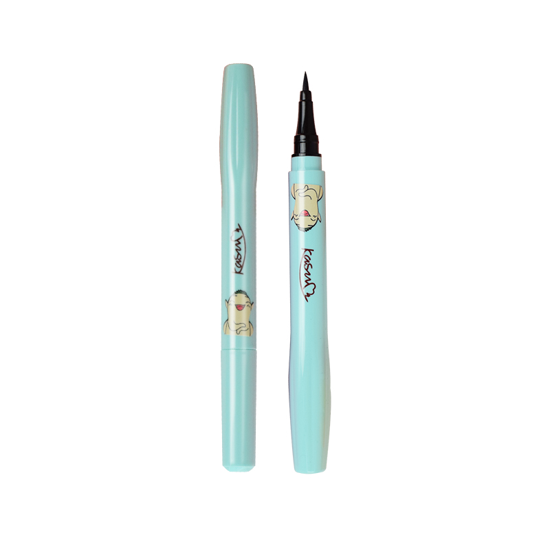 05#Kasumi Cartoon Extremely fine Eyeliner waterproof No halo lasting No fading beginner deep black Liquid Eyeliner Glue pen