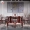 Bàn ghế gỗ gụ Indonesia đen và bàn ghế gỗ hồng mộc kết hợp mới Trung Quốc cổ điển gỗ hồng mộc gỗ rắn bàn gỗ nhà - Bộ đồ nội thất đồ nội thất thông minh