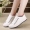 Học sinh trung học cơ sở giày vải Giày nữ trẻ em lớn giày trắng học sinh trung học thể thao giày trắng giày trắng giày hoang dã - Plimsolls giày sneaker nữ trắng