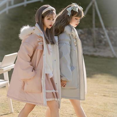 taobao agent Genuine winter Japanese keep warm down jacket, Lolita style