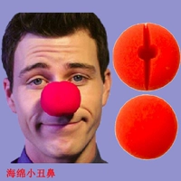 Красный клоун нос опор забавный живой творческий подход