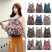 2019 mới in túi chống trộm vai nữ phiên bản Hàn Quốc của túi vải mẹ nylon Oxford vải du lịch ba lô thủy triều - Ba lô
