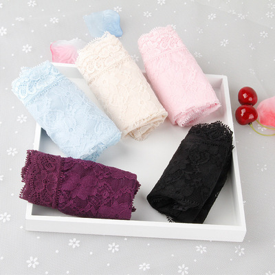 浪莎内裤 女士内裤 性感蕾丝 竹浆纤维三角裤 透明内裤 中腰2条装-淘宝网